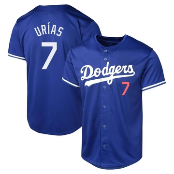 Men's Los Angeles Dodgers Julio Urias ＃7 Royal Limited Alternate Jersey