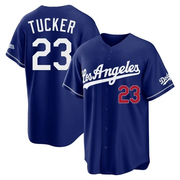 Men's Los Angeles Dodgers Kyle Tucker ＃23 Royal Limited Alternate Stadium Jersey
