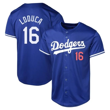 Men's Los Angeles Dodgers Paul Loduca ＃16 Royal Limited Alternate Jersey