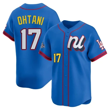 Men's Los Angeles Dodgers Shohei Ohtani ＃17 Blue Limited National League 2025 All-Star Edition Jersey