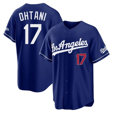 Men's Los Angeles Dodgers Shohei Ohtani ＃17 Royal Limited Alternate Stadium Jersey