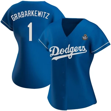 Women's Los Angeles Dodgers Billy Grabarkewitz ＃1 Royal Authentic Alternate 2024 World Series Jersey