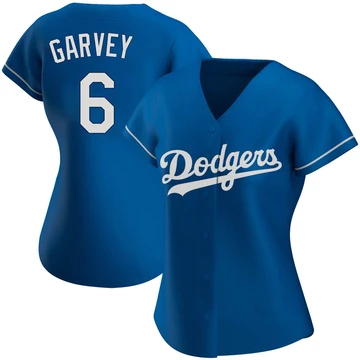 Women's Los Angeles Dodgers Steve Garvey ＃6 Royal Authentic Alternate Jersey