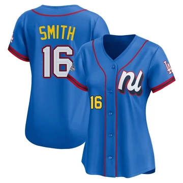 Women's Los Angeles Dodgers Will Smith ＃16 Blue Limited National League 2025 All-Star Edition Jersey