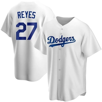 Youth Los Angeles Dodgers Alex Reyes ＃27 White Replica Home Jersey