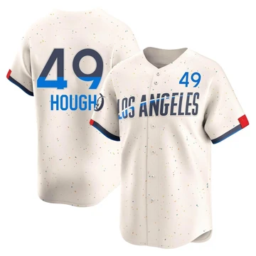 Youth Los Angeles Dodgers Charlie Hough ＃49 Cream Limited 2024 City Connect Jersey