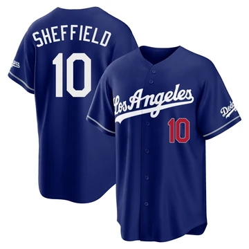 Youth Los Angeles Dodgers Gary Sheffield ＃10 Royal Limited Alternate Stadium Jersey