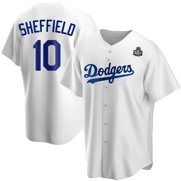 Youth Los Angeles Dodgers Gary Sheffield ＃10 White Replica Home 2024 World Series Jersey