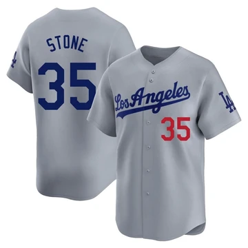 Youth Los Angeles Dodgers Gavin Stone ＃35 Gray Limited Away Jersey