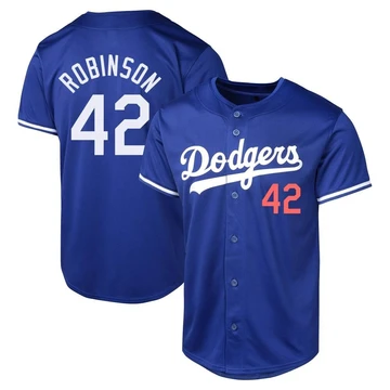 Youth Los Angeles Dodgers Jackie Robinson ＃42 Royal Limited Alternate Jersey