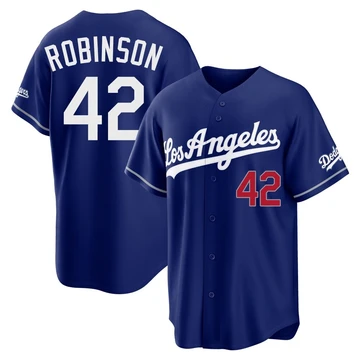 Youth Los Angeles Dodgers Jackie Robinson ＃42 Royal Limited Alternate Stadium Jersey