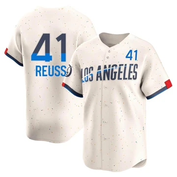 Youth Los Angeles Dodgers Jerry Reuss ＃41 Cream Limited 2024 City Connect Jersey