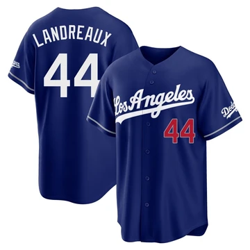 Youth Los Angeles Dodgers Ken Landreaux ＃44 Royal Limited Alternate Stadium Jersey