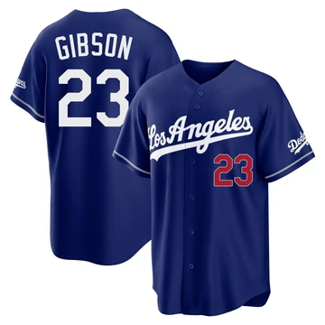 Youth Los Angeles Dodgers Kirk Gibson ＃23 Royal Limited Alternate Stadium Jersey