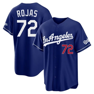 Youth Los Angeles Dodgers Miguel Rojas ＃72 Royal Limited Alternate Stadium Jersey