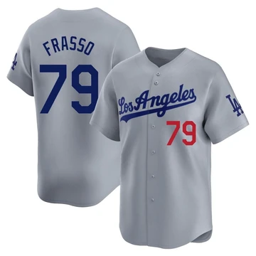 Youth Los Angeles Dodgers Nick Frasso ＃79 Gray Limited Away Jersey