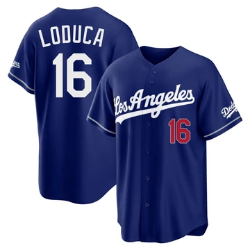Youth Los Angeles Dodgers Paul Loduca ＃16 Royal Limited Alternate Stadium Jersey