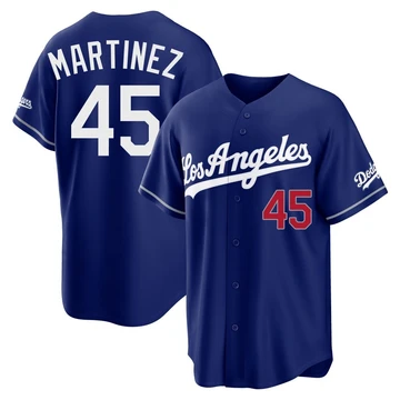 Youth Los Angeles Dodgers Pedro Martinez ＃45 Royal Limited Alternate Stadium Jersey