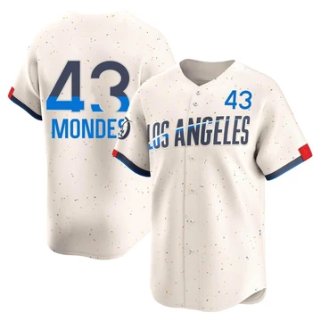 Youth Los Angeles Dodgers Raul Mondesi ＃43 Cream Limited 2024 City Connect Jersey