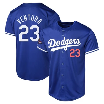 Youth Los Angeles Dodgers Robin Ventura ＃23 Royal Limited Alternate World Series Champions Jersey