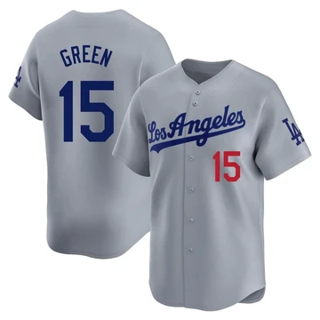Youth Los Angeles Dodgers Shawn Green ＃15 Gray Limited Away Jersey