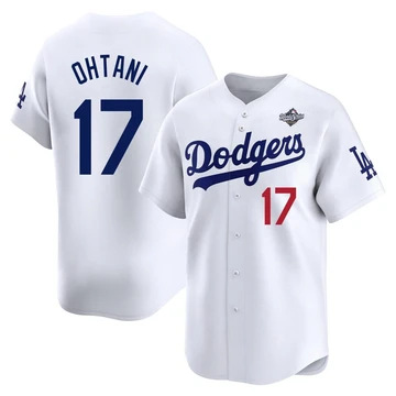 Youth Los Angeles Dodgers Shohei Ohtani ＃17 White Limited Home 2025 World Series Jersey