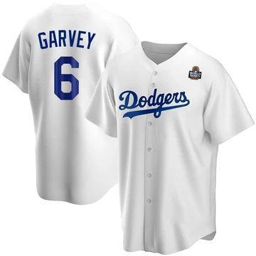Youth Los Angeles Dodgers Steve Garvey ＃6 White Replica Home 2024 World Series Jersey