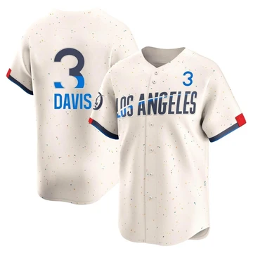 Youth Los Angeles Dodgers Willie Davis ＃3 Cream Limited 2024 City Connect Jersey